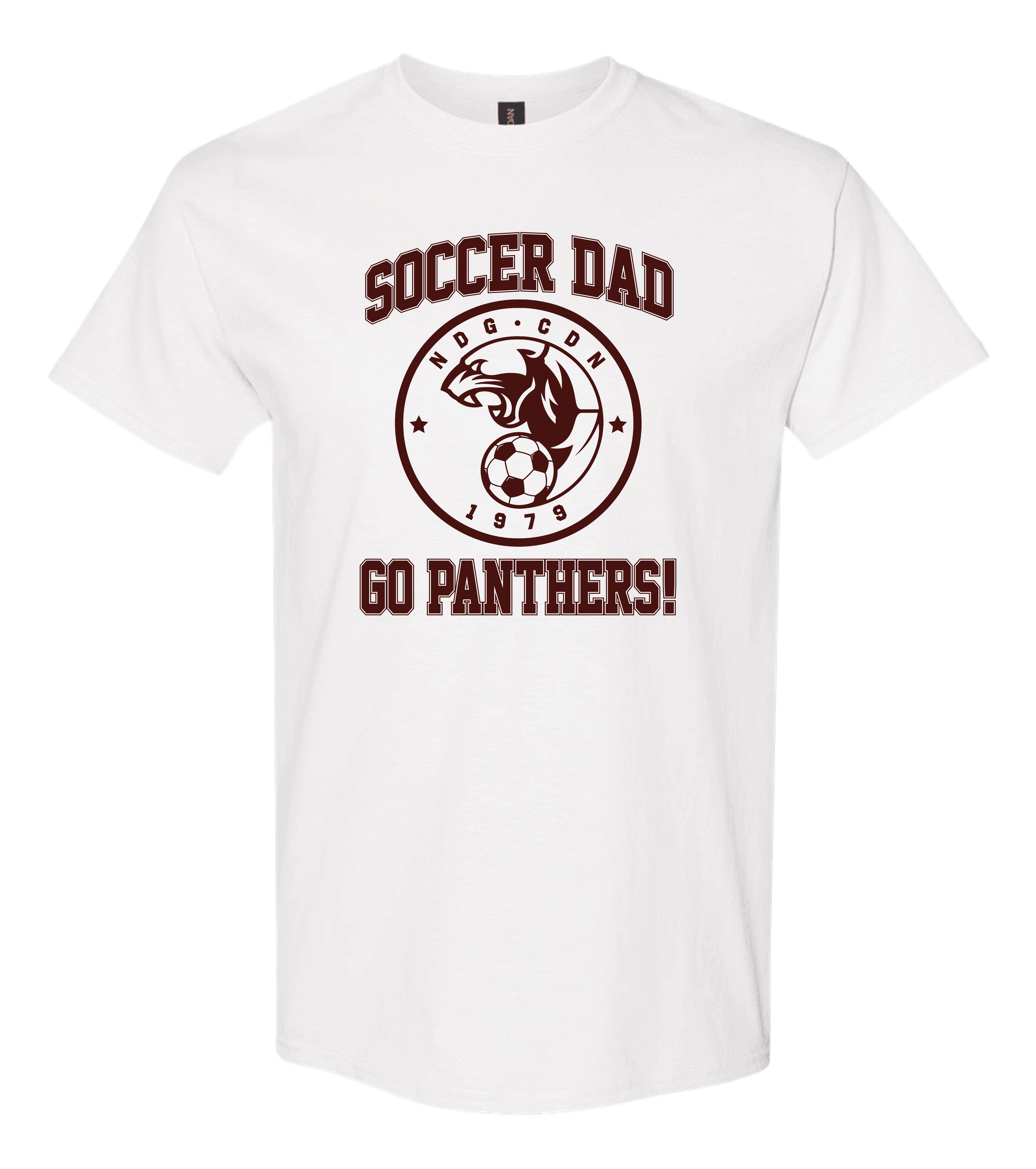 NDG Soccer Dad White Tee