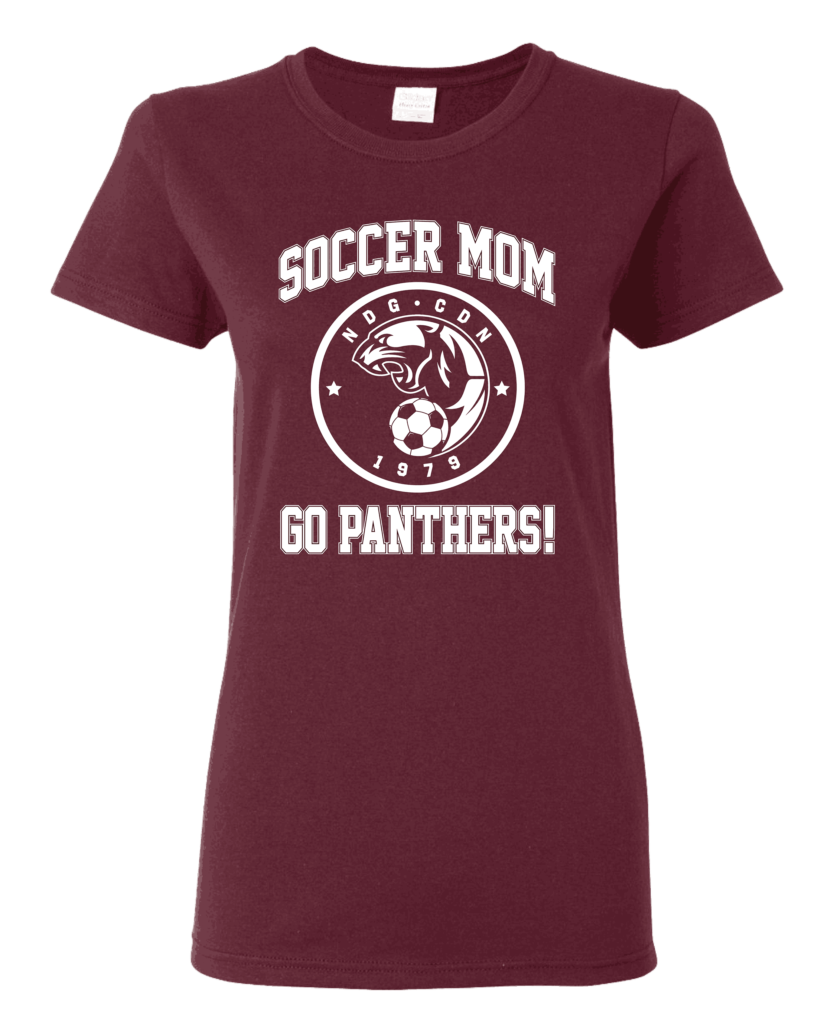 NDG Soccer Mom Maroon Tee